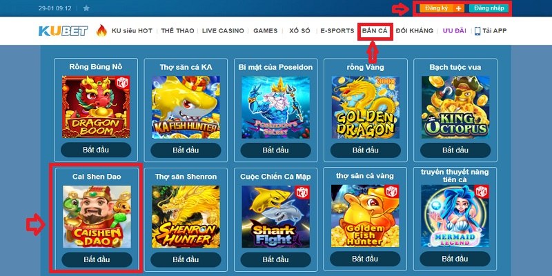 (Những game bắn đổi thưởng uy tín tại nhà cái Kubet)