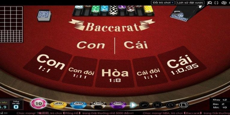 (Bài Baccarat - dạng bài casino đẳng cấp)